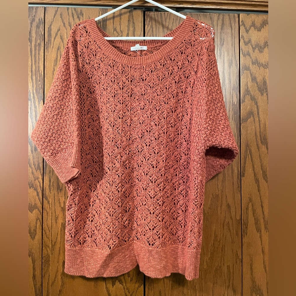 Maurices Terracotta Knit Pullover